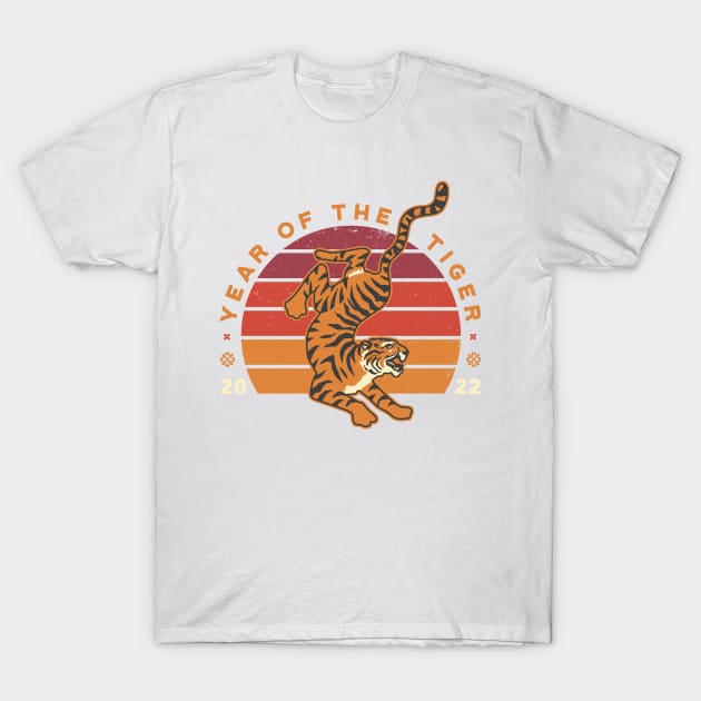 Chinese Year Of The Tiger T-Shirt by LindenDesigns